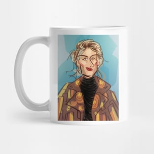 Portrait fancy lady Mug